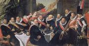 Frans Hals Festmabl of the officers of the St. Jorisdoelen in Haarlem France oil painting artist